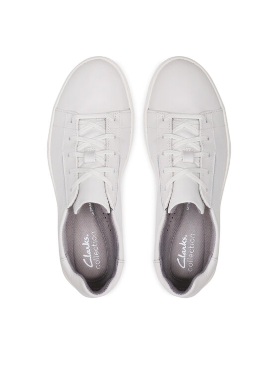 Clarks Sneakersy Clarks Layton Lace 261620854 Biały