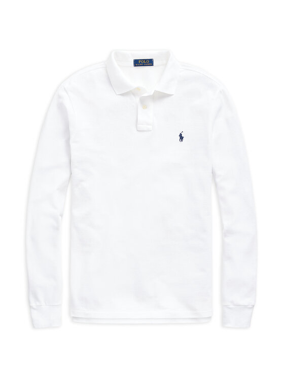 Polo Ralph Lauren Polo Ralph Lauren Поло 710680790001 Білий Custom Slim Fit