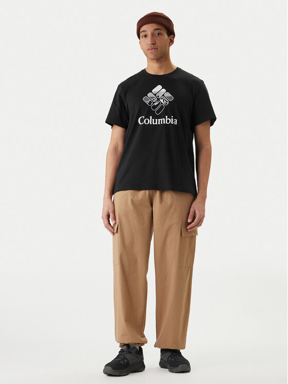 Columbia Columbia Camiseta Graphic 2155031 Negro Regular Fit