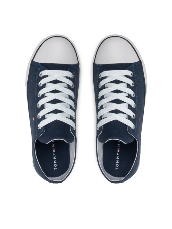 Tommy Hilfiger Scarpe da ginnastica Tommy Hilfiger Low Cut Lace-Up Sneaker T3X4-32207-0890 S Blu scuro