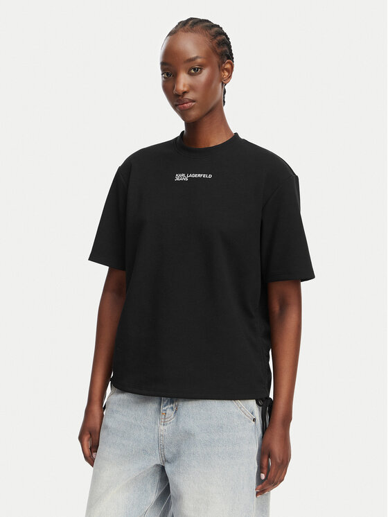 Karl Lagerfeld Jeans Karl Lagerfeld Jeans Camiseta B2W17074 Negro Regular Fit