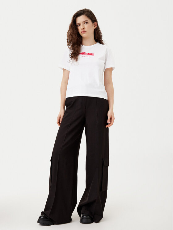 HUGO HUGO Футболка Destrel_1 50534246 Білий Regular Fit