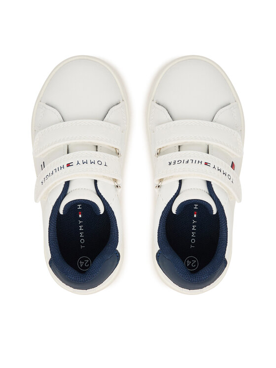 Tommy Hilfiger Sneakers Tommy Hilfiger Low Cut Velcro Sneaker T1X9-35216-1355 M Alb