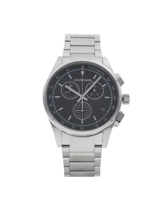 Calvin Klein Ročna ura Calvin Klein Completion KAM27141 Srebrna