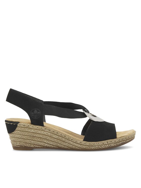 Rieker Sandali Rieker 624H6-00 Nero