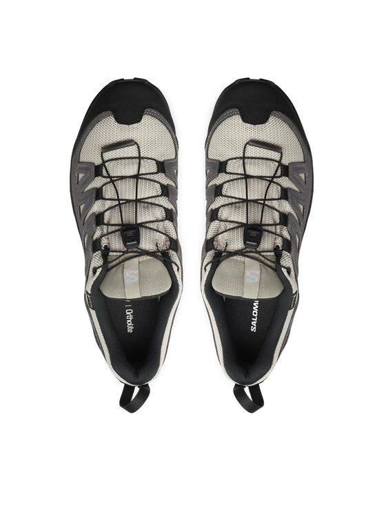 Salomon Туристически Salomon X Ward Leather GORE-TEX L47182100 Бежов