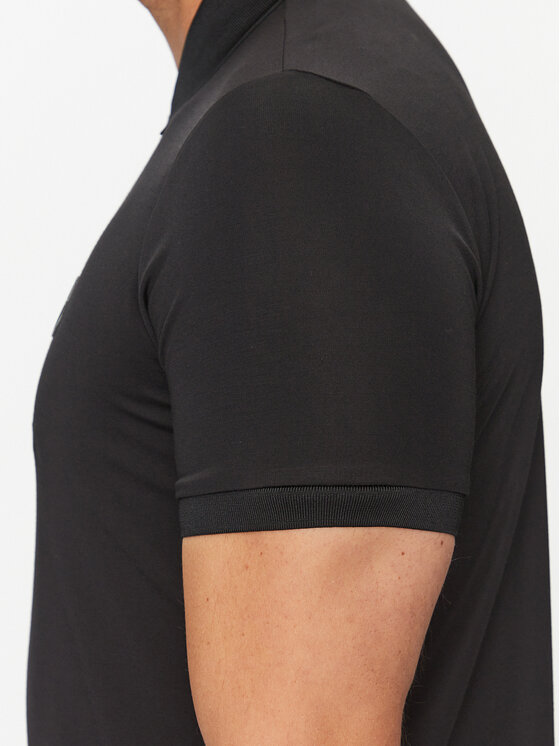EA7 Emporio Armani EA7 Emporio Armani Поло 8NPF13 PJRGZ 1200 Чорний Regular Fit