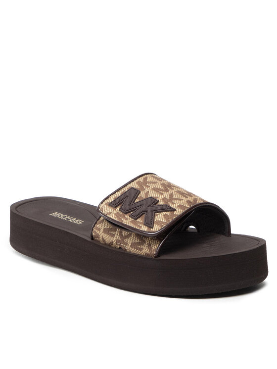 MICHAEL Michael Kors Chanclas MICHAEL Michael Kors Mk Platform Slide 40T2MKFA1Y Beis