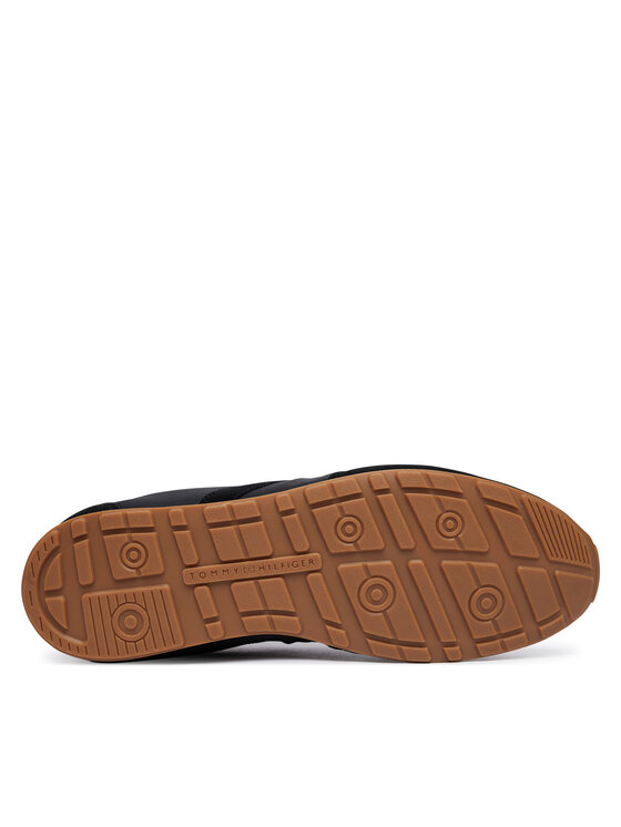 Tommy Hilfiger Sneakersy Tommy Hilfiger Th Lo Run Icon Summer Mix FM0FM05905 Czarny
