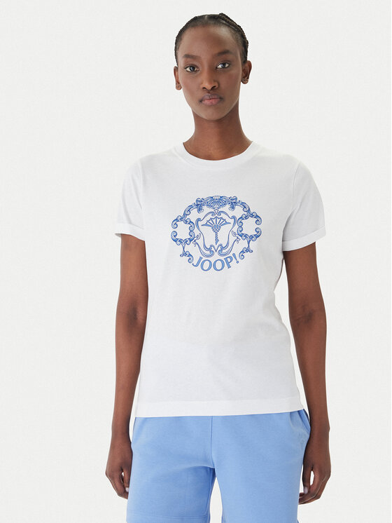 JOOP! JOOP! Camiseta Tulya 30102074 Blanco Regular Fit