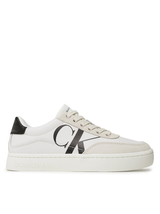 Calvin Klein Jeans Superge Calvin Klein Jeans Classic Cupsole Laceup Mix Lth YW0YW01057 Bela