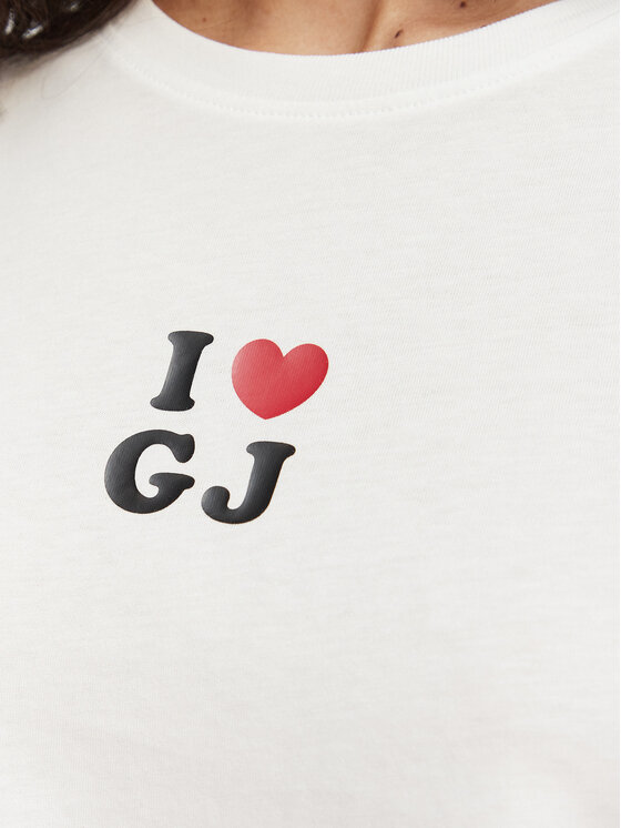 Guess Jeans Guess Jeans Camiseta W6GI45 K8HM0 Blanco Regular Fit