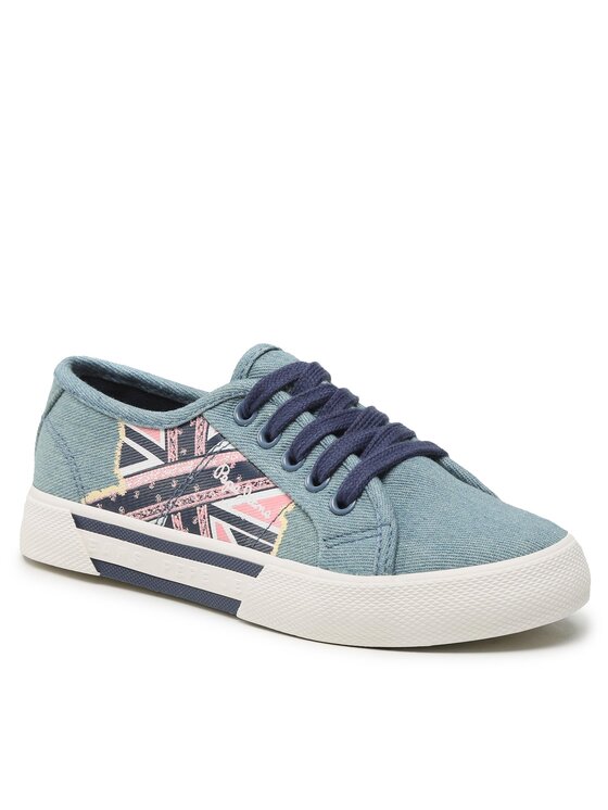 Pepe Jeans Кросівки Pepe Jeans Brady Flag G PGS30563 Голубий