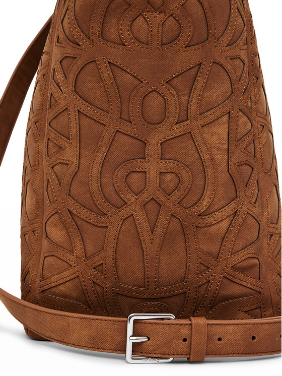 Desigual Ročna torba Desigual Oasis Valdivia 24WAXP96 Rjava