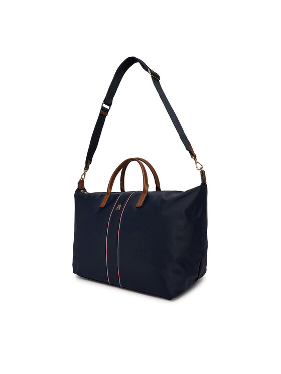 Tommy Hilfiger Torebka Tommy Hilfiger Popette Weekender Corp AW0AW18529 Niebieski