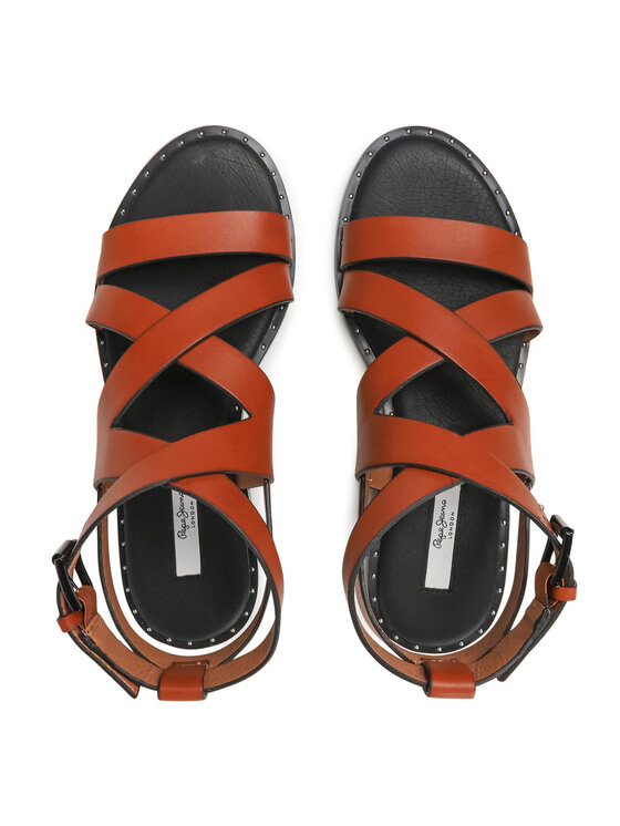 Pepe Jeans Sandali Pepe Jeans Hayes Road PLS90503 Marrone