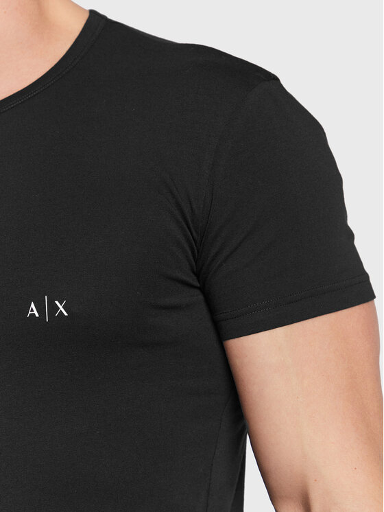 Armani Exchange Armani Exchange Комплект футболок 956005 CC282 07320 Чорний Slim Fit