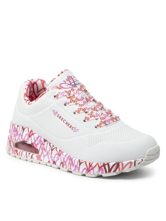 Skechers Снікерcи Skechers Uno Loving Love 155506/WRPK Білий