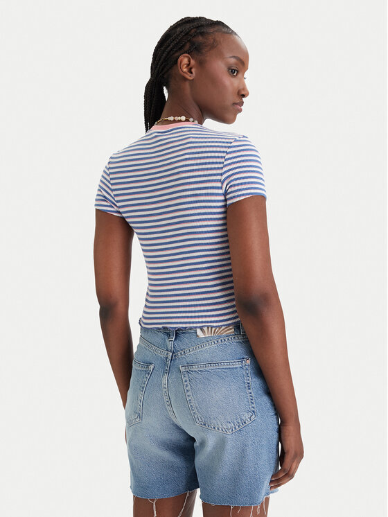 Roxy Roxy Camiseta Bright Lights ERJKT04395 Azul Slim Fit