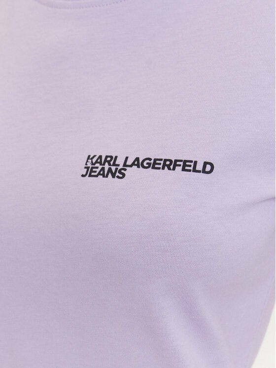 Karl Lagerfeld Jeans Karl Lagerfeld Jeans Camiseta A1W17004 Violeta Slim Fit
