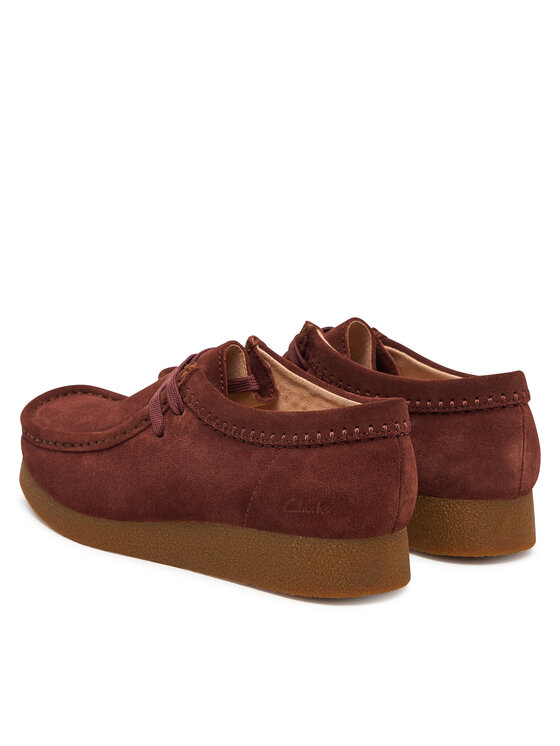 Clarks Туфлі Clarks WallabeeEVOSh 26329301 Бордовий