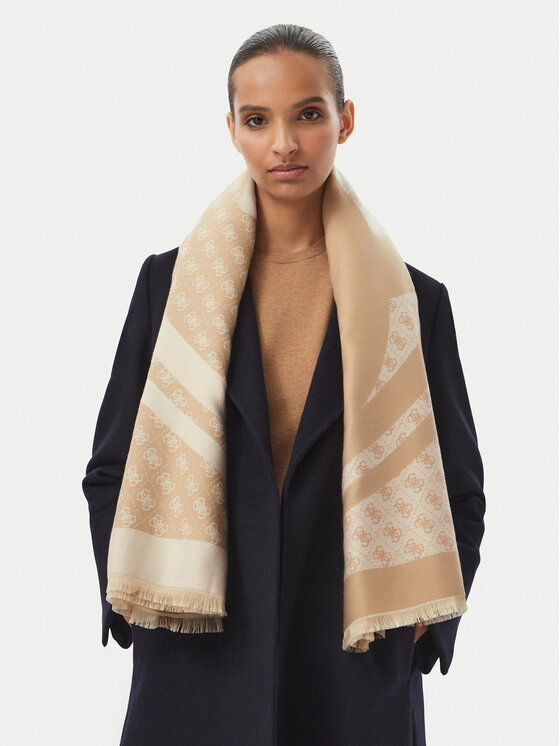 Guess Šátek Guess AW5657 POL03 Světle béžová