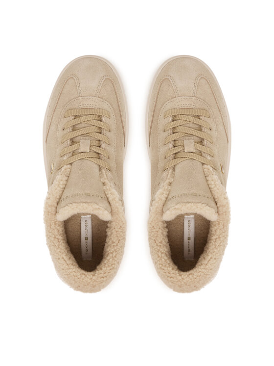 Tommy Hilfiger Sneakersy Tommy Hilfiger Th Chic Cupsole Wl FW0FW09597 Beżowy jasny