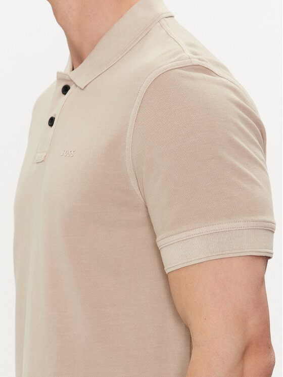 BOSS Boss Polo majica Prime 50507813 Bež Regular Fit