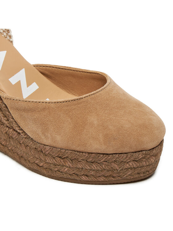 Manebi Еспадрильї Manebi Hamptons Wedge Espadrilles W 1.6 WV Коричневий
