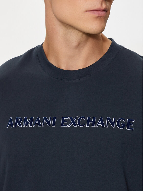Armani Exchange Armani Exchange T-shirt 6DZTBD ZJ3VZ 1510 Tamnoplava Regular Fit