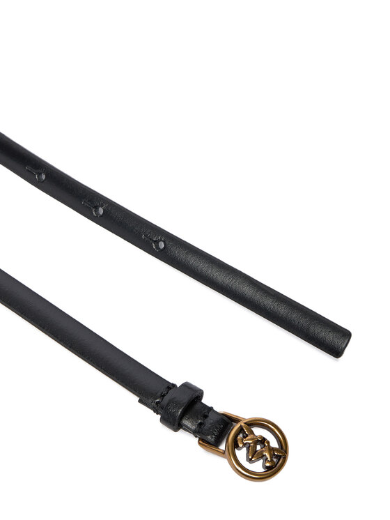 PINKO Nadrágszíj PINKO Thin Belt H1 20252 PLT11 05481.A2QP Fekete