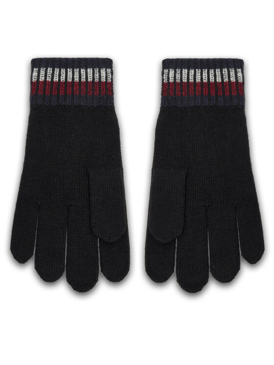 Tommy Hilfiger Dámské rukavice Tommy Hilfiger AM0AM12827 Černá