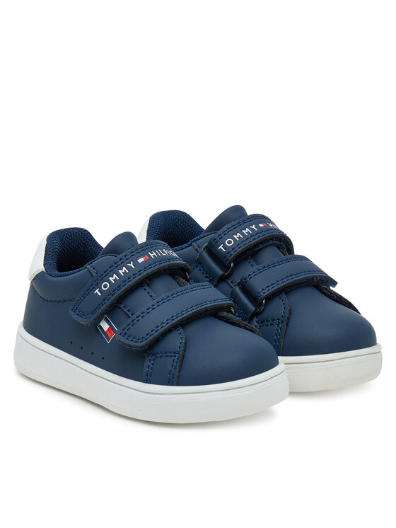 Tommy Hilfiger Tenisice Tommy Hilfiger Low Cut Velcro Sneaker T1X9-34062-1355 M Tamnoplava