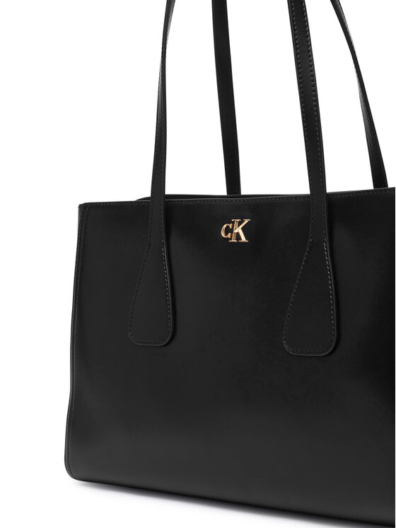 Calvin Klein Ročna torba Calvin Klein Ck Medium Work Tote LV04F3442G Črna