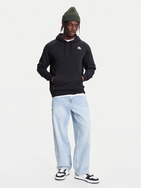 Kappa Kappa Μπλούζα Authentic 321W7GW Μαύρο Regular Fit