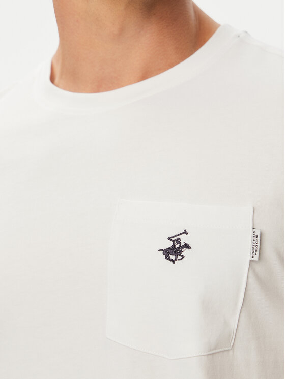 Beverly Hills Polo Club Beverly Hills Polo Club Футболка P-SS26M-TS414000 Білий Regular Fit