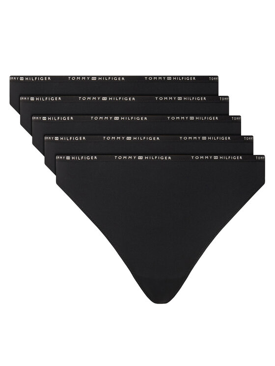 Tommy Hilfiger Tommy Hilfiger Conjunto de tangas UW0UW06343 Negro