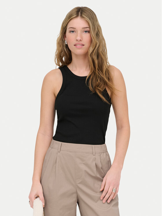 ONLY ONLY Топ Val 2-Way 15371705 Чорний Slim Fit