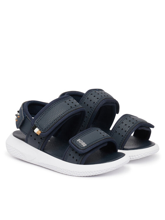 BOSS Sandale BOSS J52823 S Bleumarin
