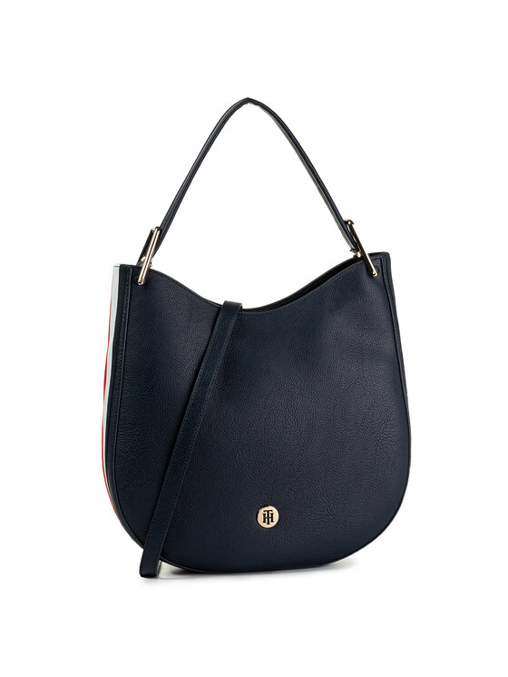 Tommy Hilfiger Táska Tommy Hilfiger Th Core Hobo Corp AW0AW07306 Sötétkék