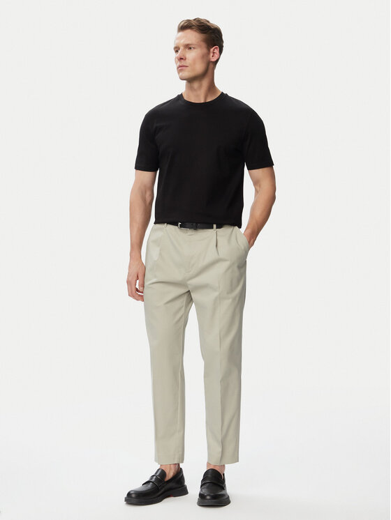 HUGO HUGO Футболка Dimerstee 50542969 Чорний Slim Fit