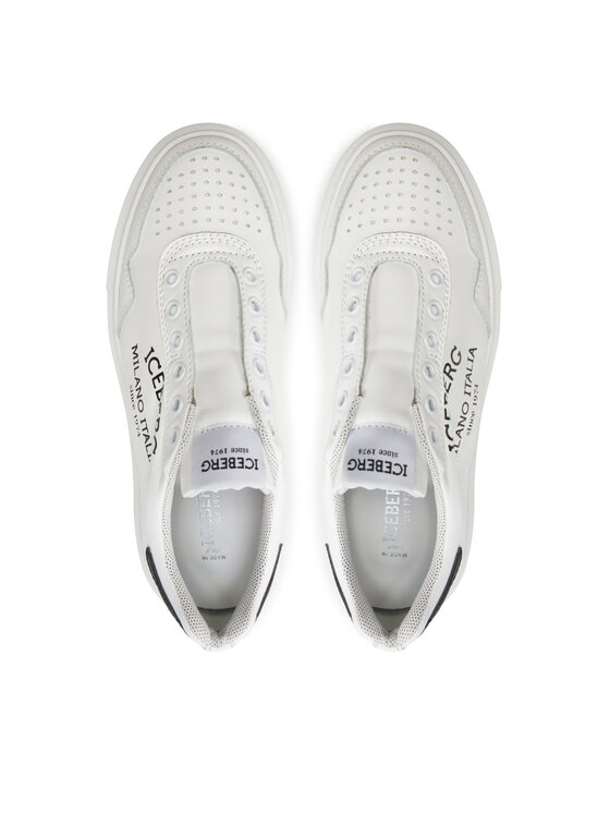 Iceberg Sneakersy Iceberg ID2133 Biela