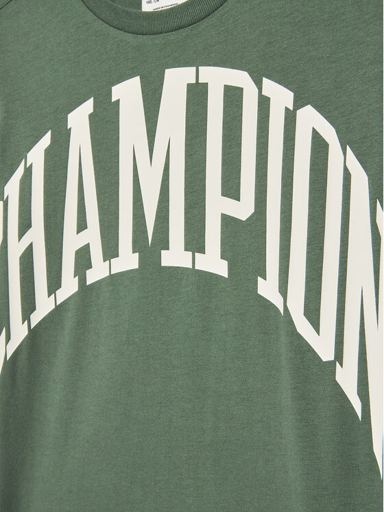 Champion Champion Футболка 306362 Зелений Regular Fit