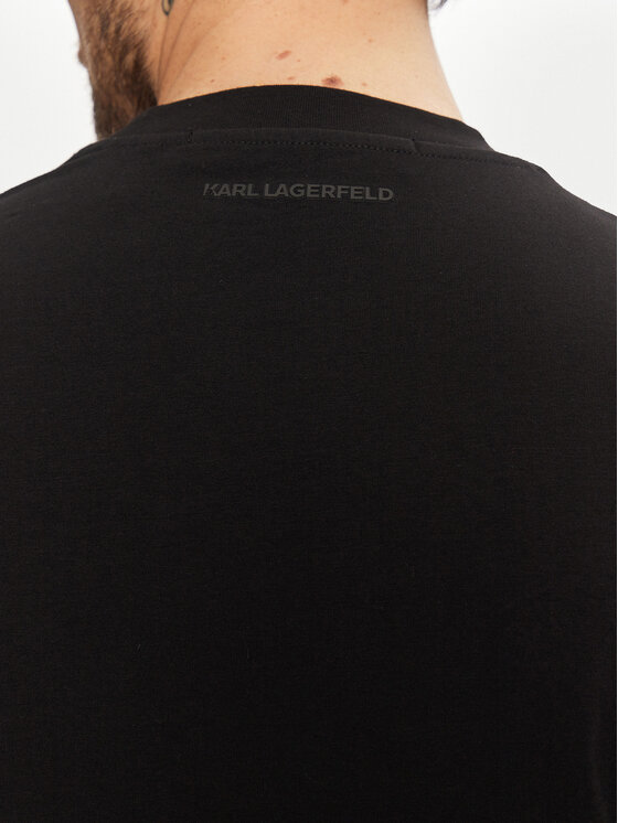 KARL LAGERFELD KARL LAGERFELD T-Shirt 755198 551221 Schwarz Regular Fit