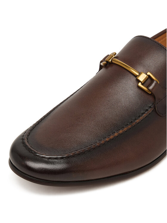 GINO ROSSI Loafers GINO ROSSI EO-BENITO-01 126AM Σκούρο καφέ