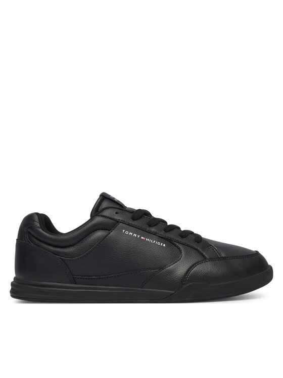 Tommy Hilfiger Laisvalaikio batai Tommy Hilfiger Low Pro Cupsole Perf Leather FM0FM05944 Juoda