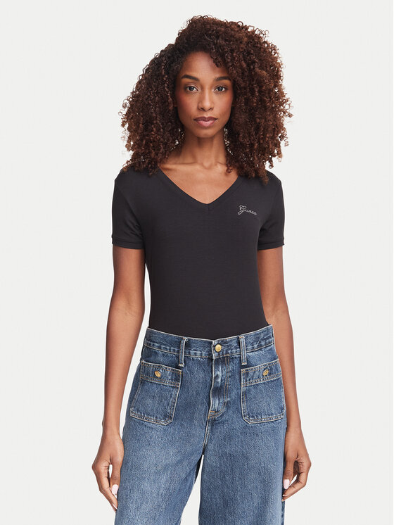 Guess Guess Camiseta W6YI13 K3853 Negro Regular Fit