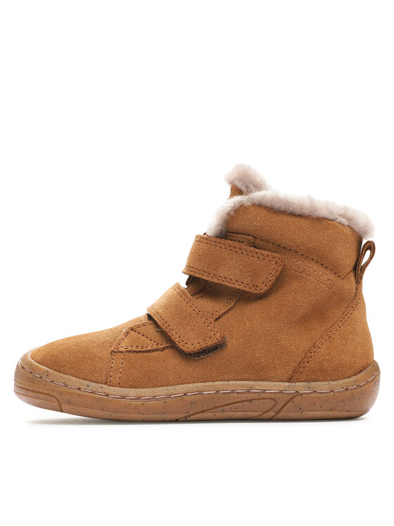 Froddo Μπότες Froddo Minni Suede Velcro G2110126-2 S Καφέ