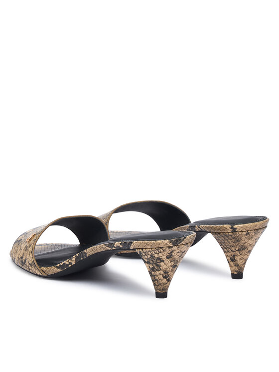 Tommy Hilfiger Papucs Tommy Hilfiger Th Mid Mule FW0FW09429 Bézs