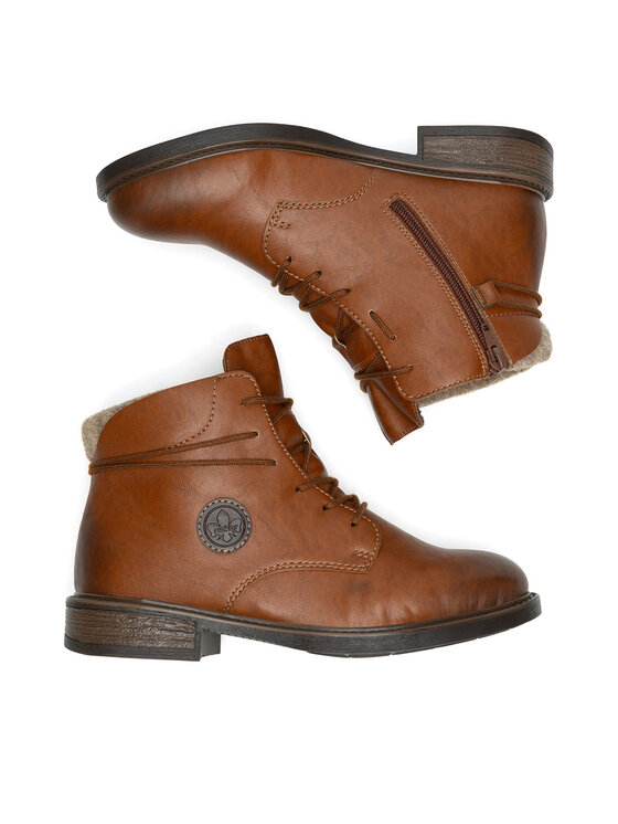 Rieker Botines planos Rieker 71440-25 Marrón